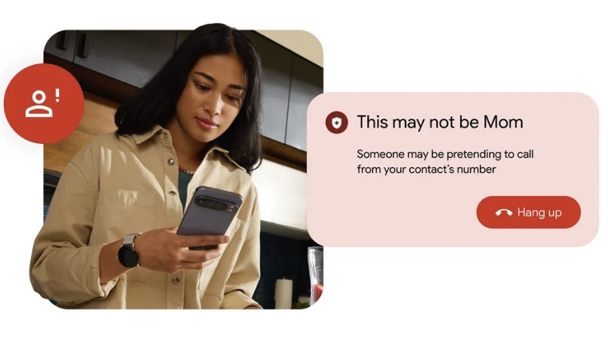 A fake call detection alert