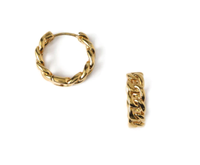 Orelia Chain Huggie Hoop Earrings - gold £18 | Orelia