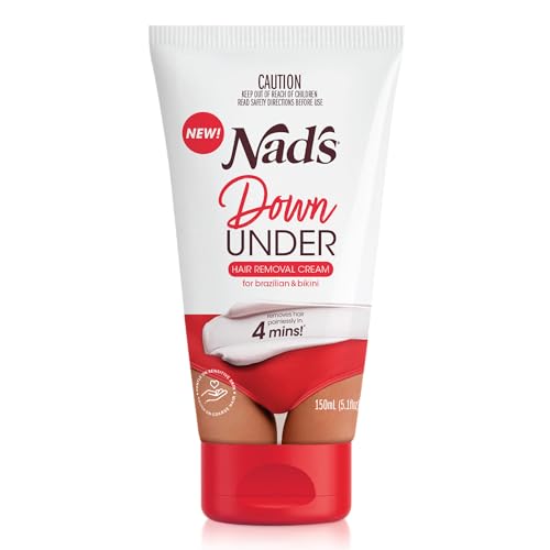 Nad's Down Under Cream for Women, Intimate Hair Removal Cream 150 Ml