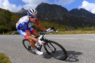 Groupama-FDJ’s Thibaut Pinot has continued at this year’s Tour de France – perhaps with an eye on the stage 20 time trial on home roads – despite having fallen out of contention for the GC on stage 8 of the race