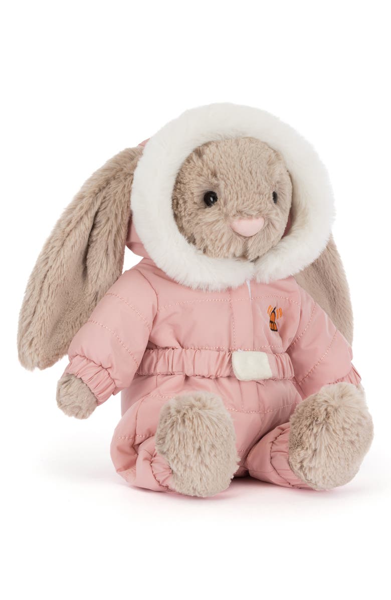 Bashful Bunny Stuffed Animal in Ski Suit