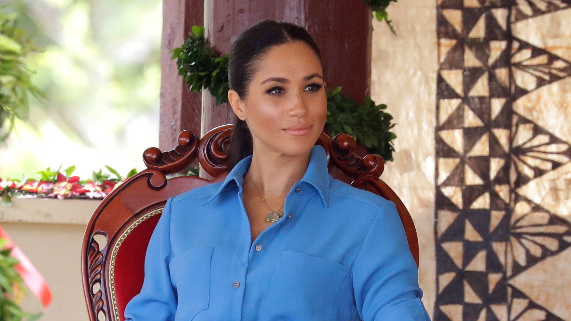 The Duchess of Sussex visits Tonga in 2018