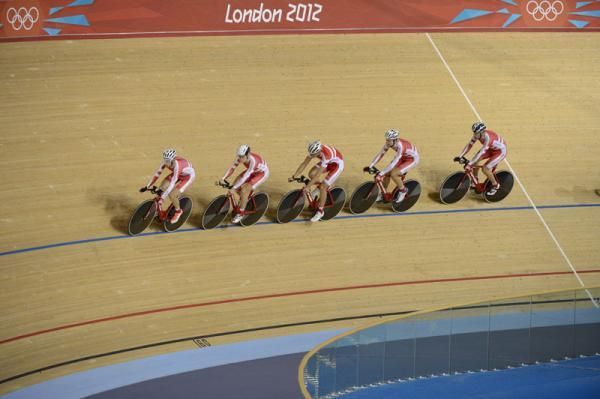 The Danish team pursuit squad