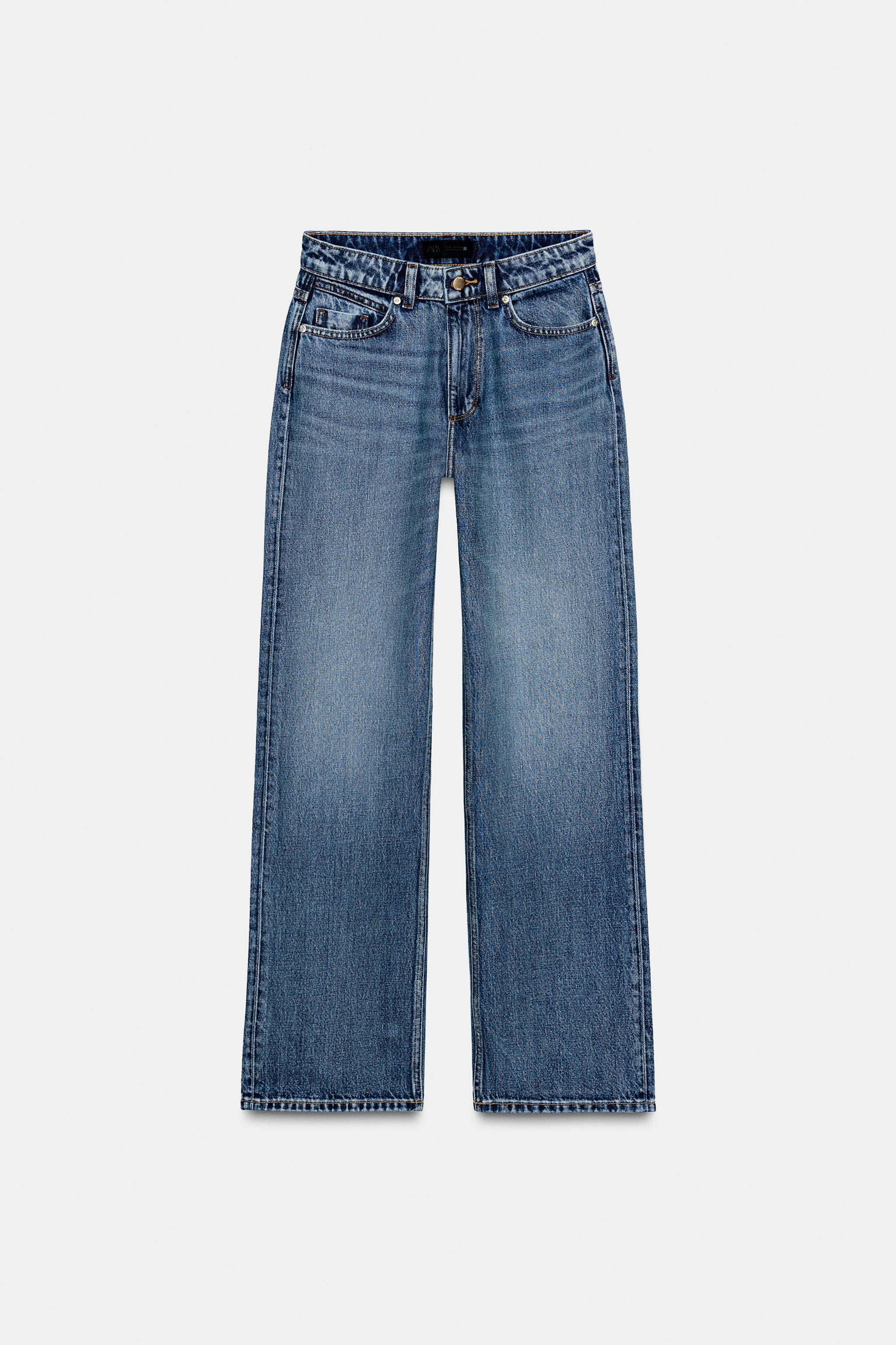 ZARA, Jeans Z.03 Straight High-Waist Long Length