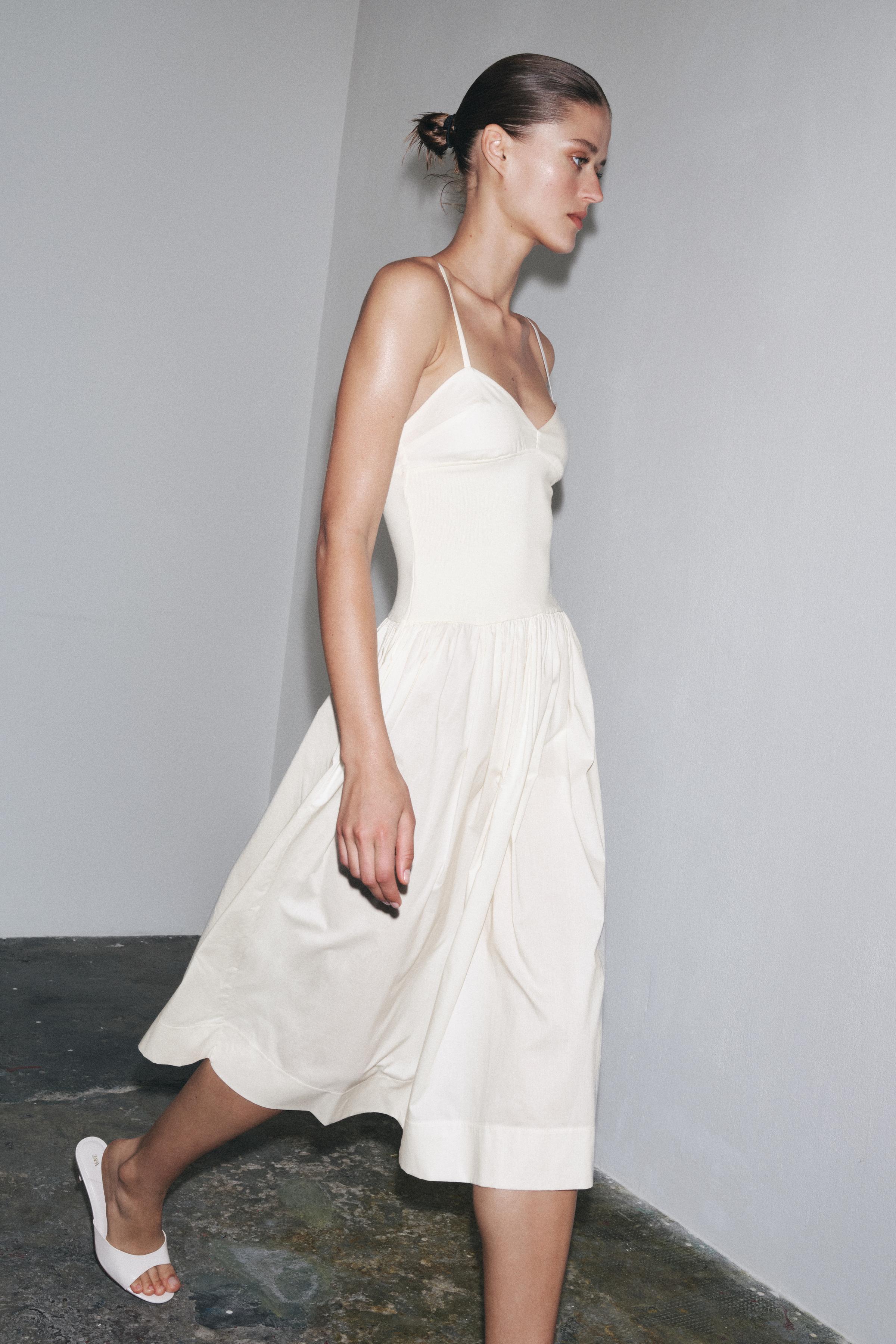 Poplin Combination Dress