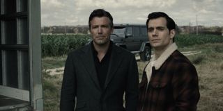 Ben Affleck and Henry Cavill in Zack Snyder's Justice League