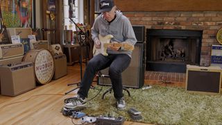 Joe Bonamassa demoes a vintage Hendrix-inspired rig from his living room in Nerdville, CA