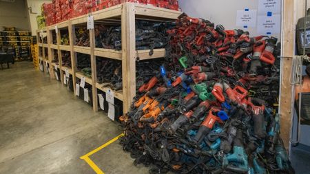 A portion of the tools recovered in a recent stolen tools case in Howard County, Maryland