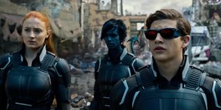 Jean Grey, Nightcrawler and Cyclops in X-Men: Apocalypse