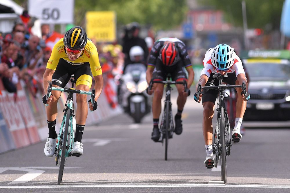 Roglic beats Bernal into second during stage 4 at Romandie
