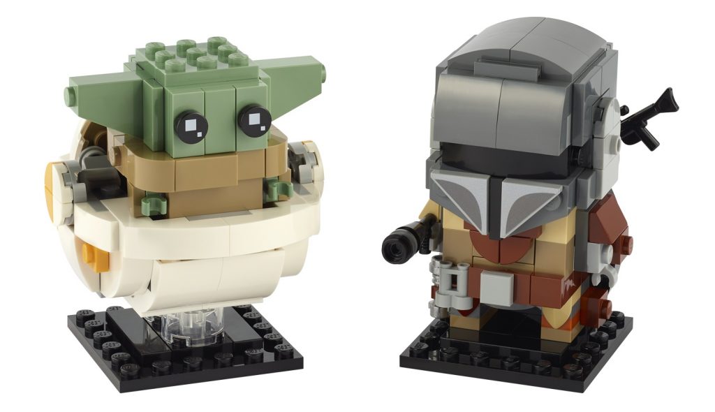 LEGO’s new Baby Yoda and The Mandalorian BrickHeadz are out of this world