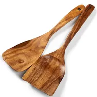 TEZZ 2-Pack Wooden Spatulas