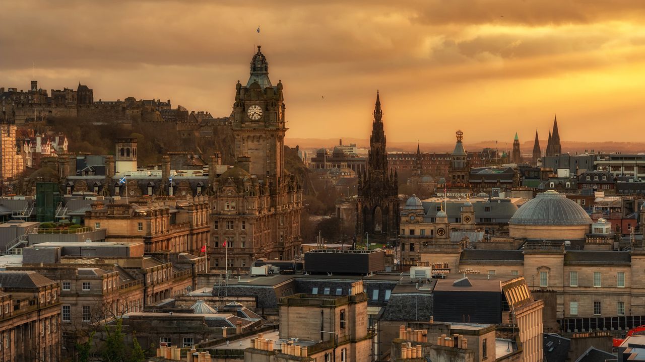 A view of Edinburgh&#039;s skyline, Scotland