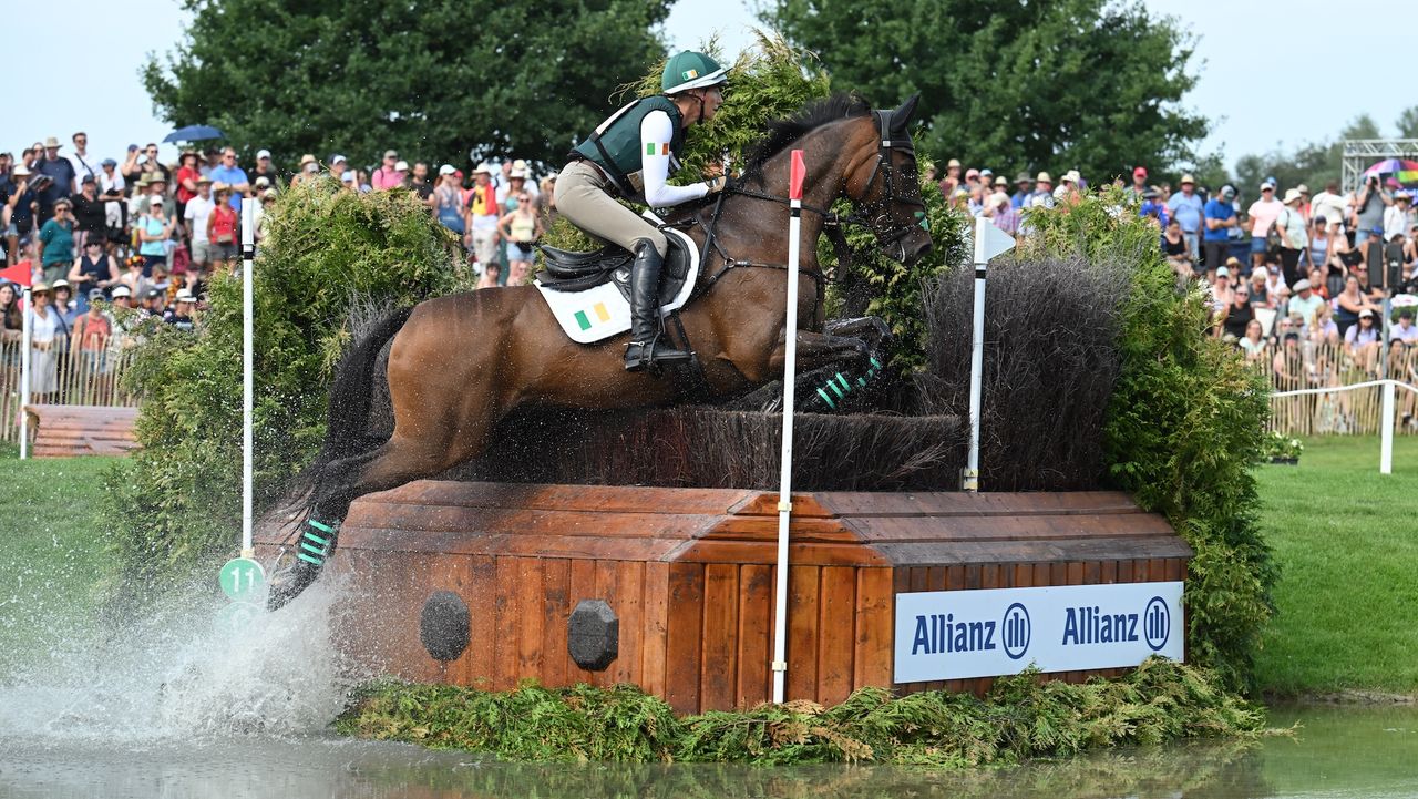 Aoife Clark and Full Monty De Lacense at eventing world championships