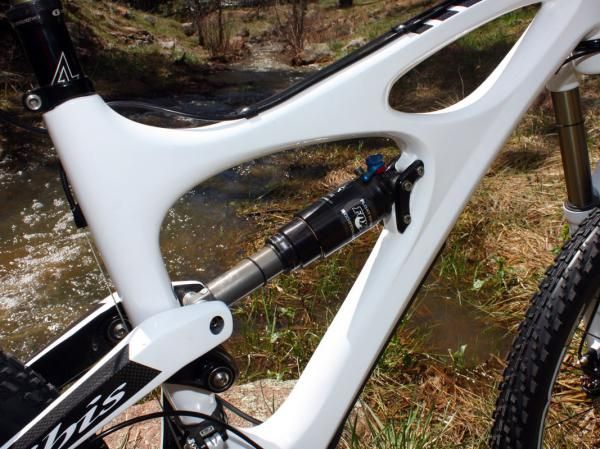Ibis spec a high-volume Fox Racing Shox RP23 rear shock to flatten out the spring rate