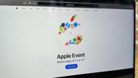 Apple Let Loose event eraser feature on apple.com on Mac