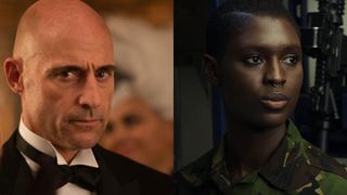 Mark Strong and Jodie Turner-Smith