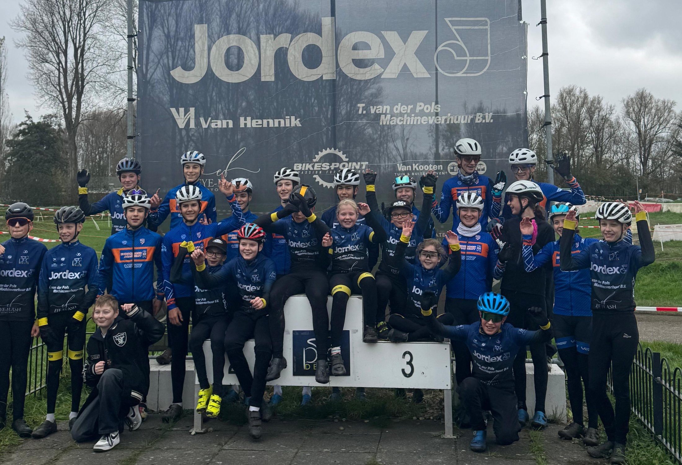 US riders at Spijkenisse in the Netherlands for 15-16 block of 2025 EuroCrossAcademy