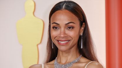 Zoe Saldana at the Oscars