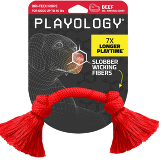 Playology Dri Tech Rope Dog Chew Toy