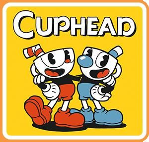 Cuphead logo with text