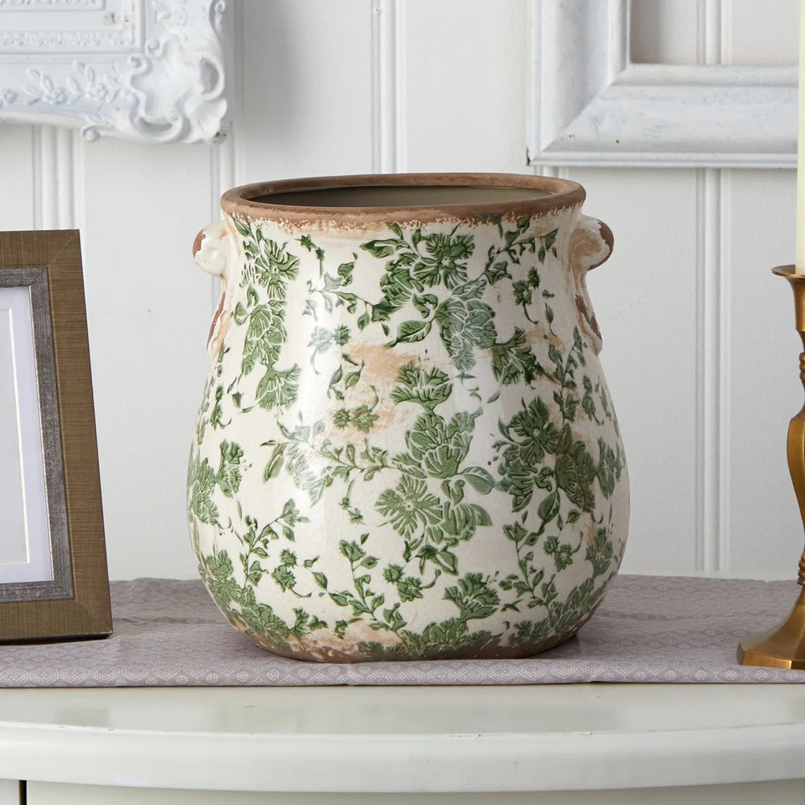 Wayfair ceramic floral planter