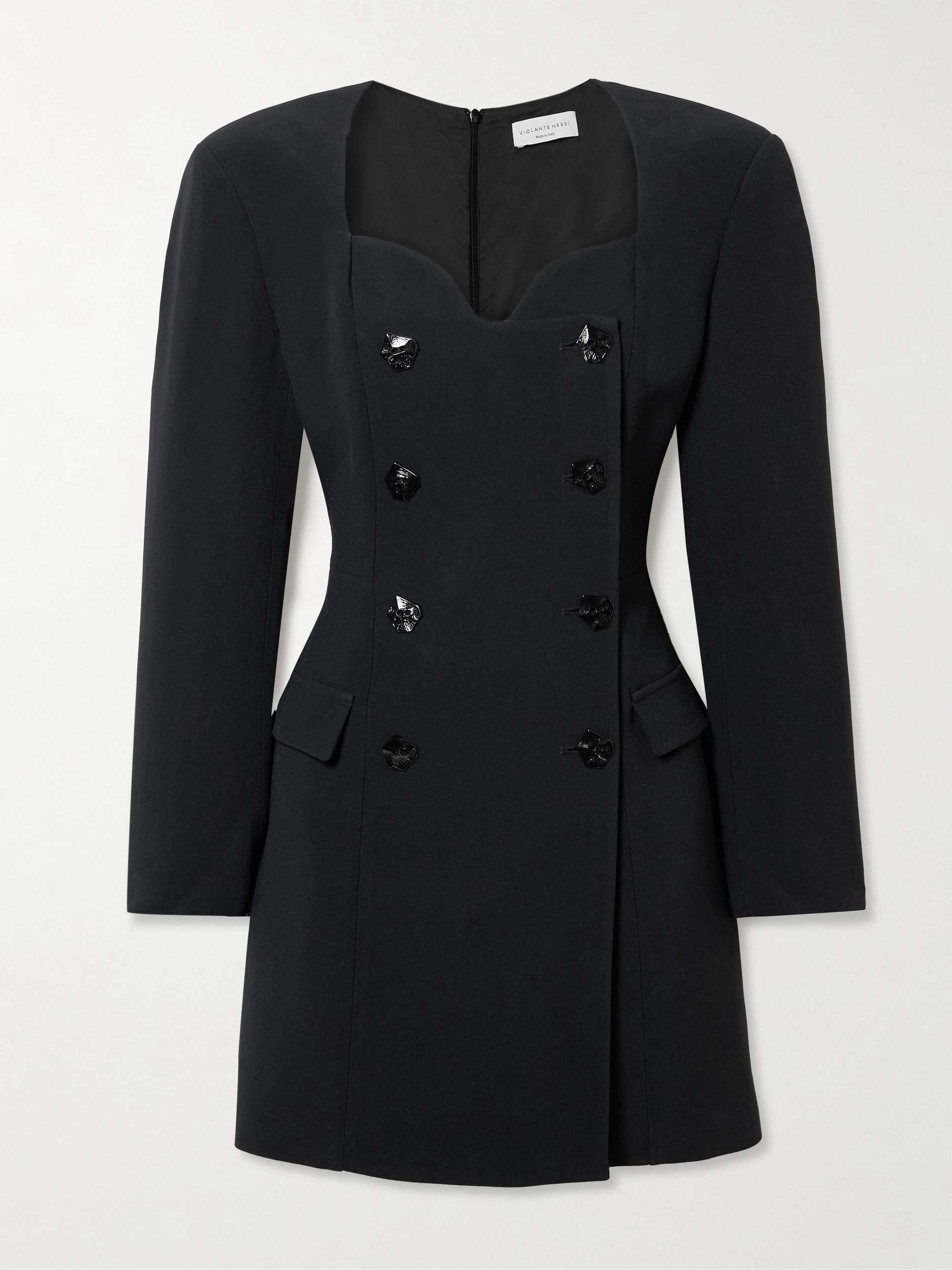Botero Double-Breasted Cady Mini Dress