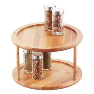 2-Tier Bamboo Lazy Susan, The Container Store
