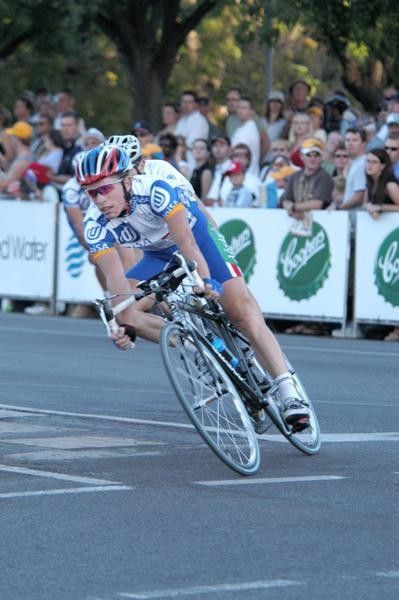 Gene Bates' great form was evident during the race