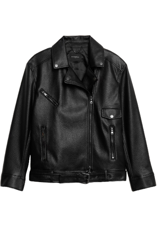 Banana Republic Vegan Leather Moto Jacket (Was $200) 