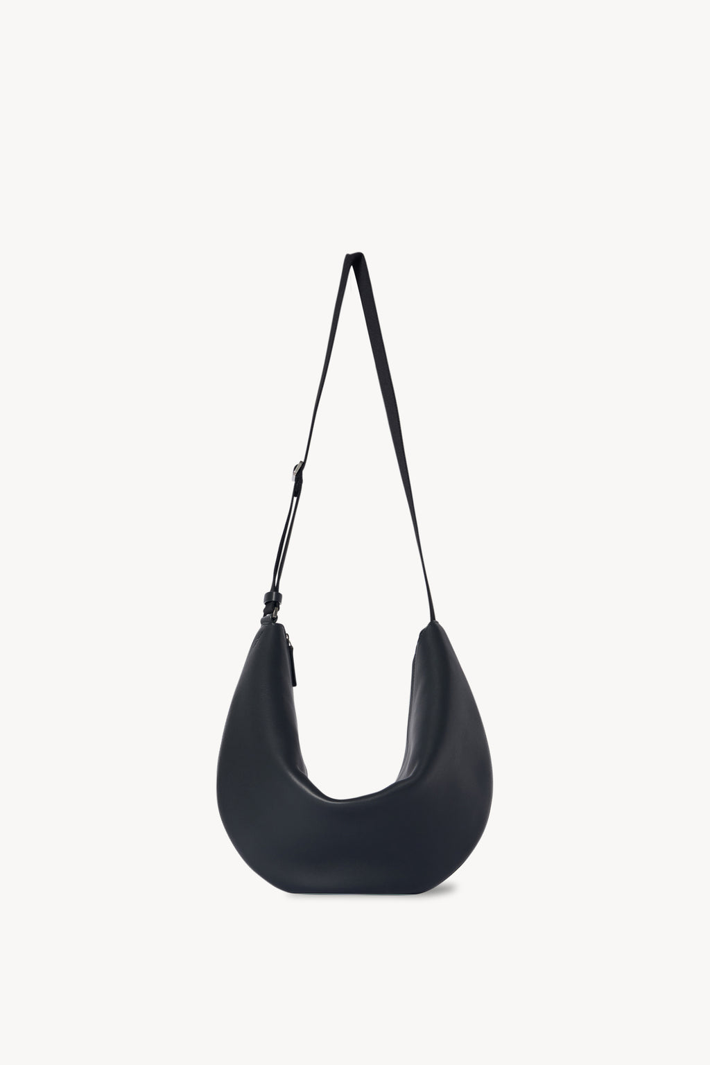 Crossbody Crescent Bag in Leather