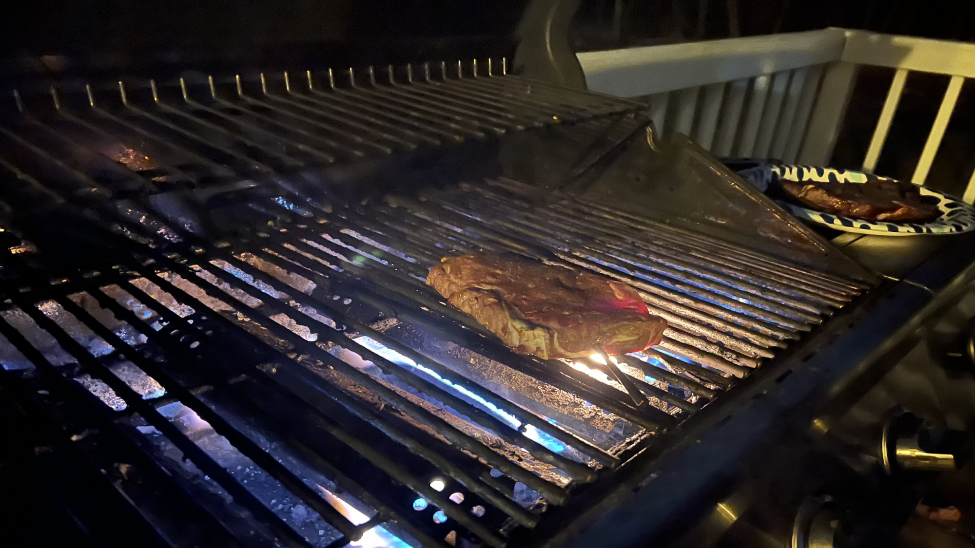 Meater en steak sur le grill