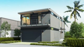 prefab home two story