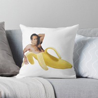 Nicolas Cage In A Banana - Original Yell bvdSoft Decorative Throw Pillow Cover for Home 45cmX45cm(18inchX18inch) Pillows NOT Included