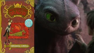 how to train your dragon book and live-action movie