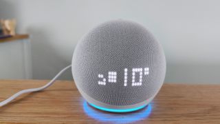Amazon Echo Dot with Clock (2022) review: smart speaker with temperature displayed