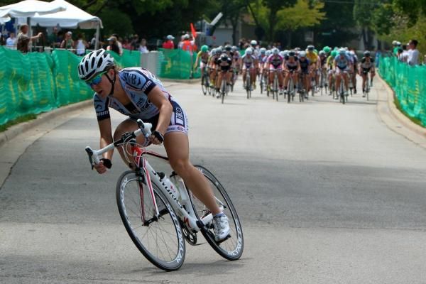 TIBCO's Jennifer Purcell attacking the field
