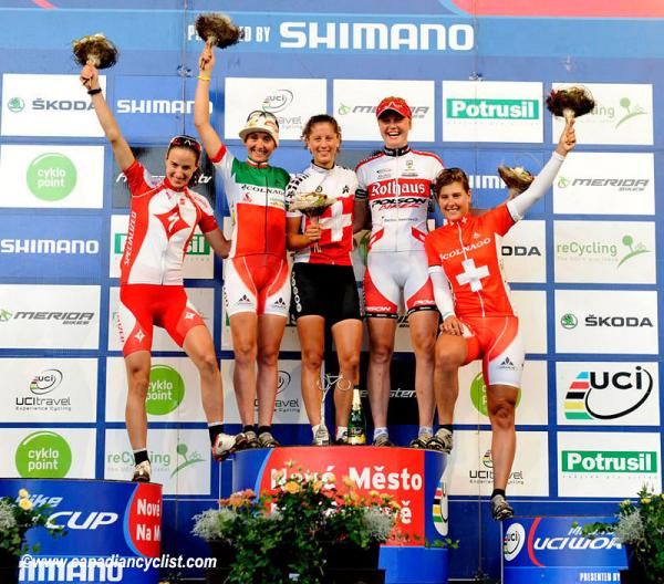 podium: Davison, Lechner, Neff, Engen, Schneitter