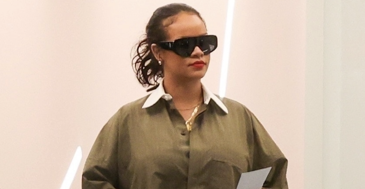 Rihanna is fashionably chic as she steps out to go shopping in Los Angeles.