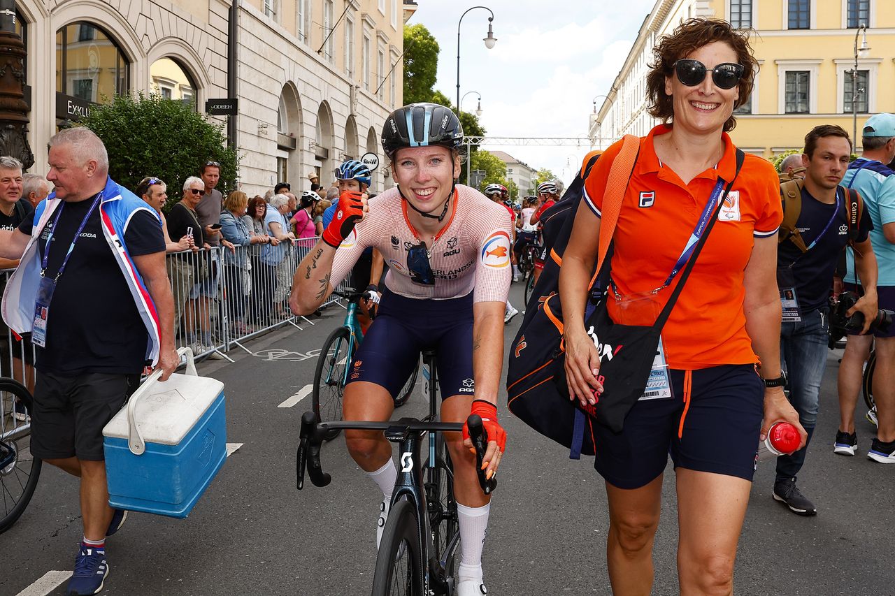European Championships Munich 2022 - 2022 UEC Road Elite European Championships - Women's Road Race - 21/08/2022 - Lorena Wiebes (NED) - photo Luca Bettini/UEC/SprintCyclingAgency&Acirc;&copy;2022
