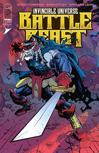 Cover art for Invincible Universe: Battle Beast #1.