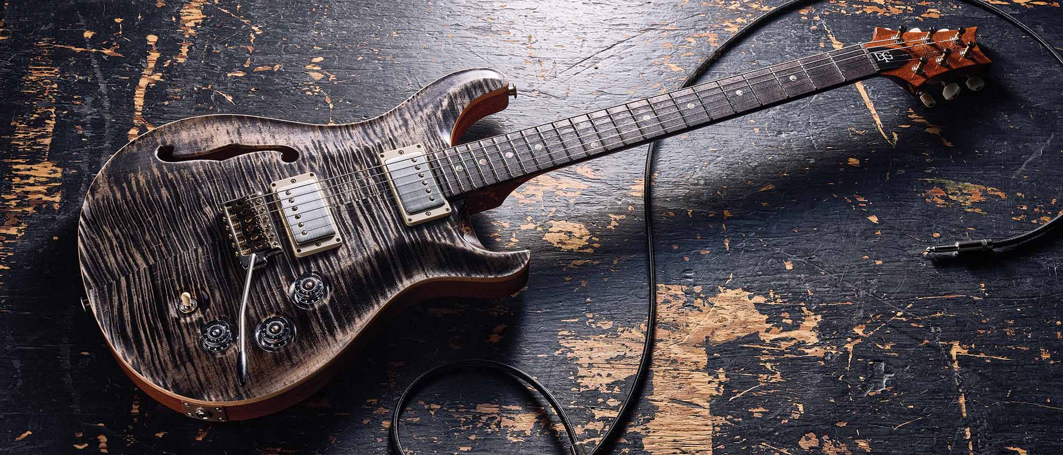 The PRS DGT Semi-Hollow Dave Grissom signature model