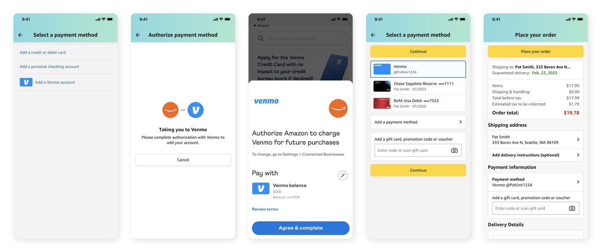 Amazon lets you pay with Venmo, just in time for holiday shopping