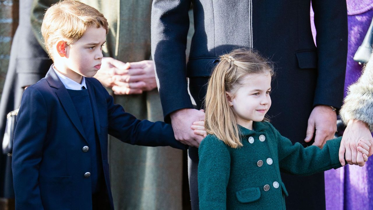 Prince William George and Charlotte Practice Their Christmas Walk ...