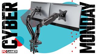Huando dual-monitor arm
