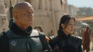 Temeura Morrison and Ming-Na Wen star in The Book of Boba Fett