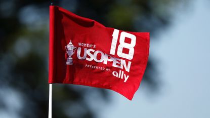 The US Women's Open flag 