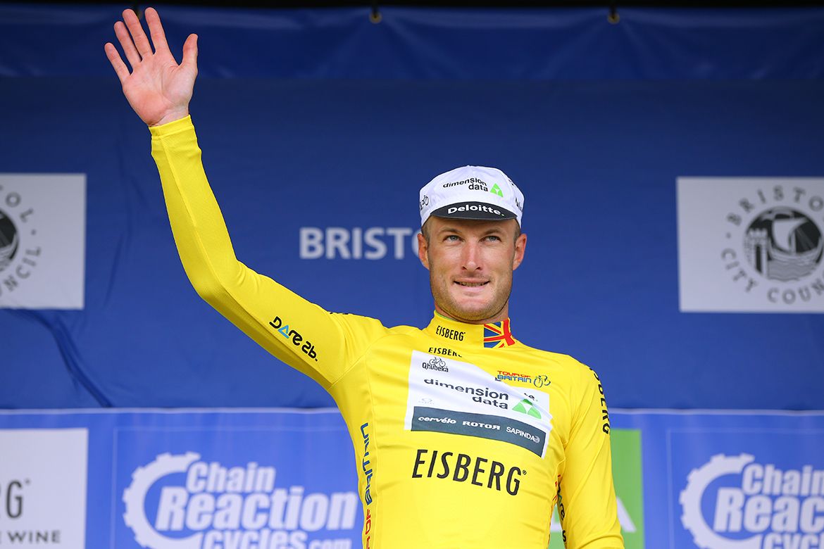 Stephen Cummings (Dimension Data) in the race lead