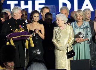 Cheryl Cole, Will.I.Am and the Queen
