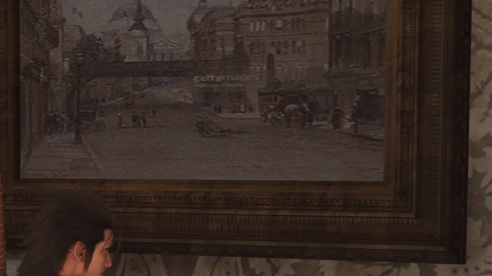 Getty Images logo visible on an in-game painting